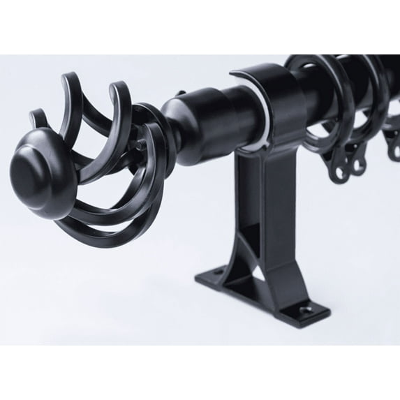 Mr.Garden Curtain Rod Single Window Rod 47"-83" B Type