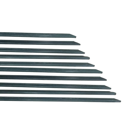 Mr.Garden Easy-Twist Plant Stakes Garden Stakes FRP Rib Solid Rod with 4 Grooved Ribs for Much Easier Supporting Vegetables and Fruits,5-Feet,5/16-Inch Dia,20pack
