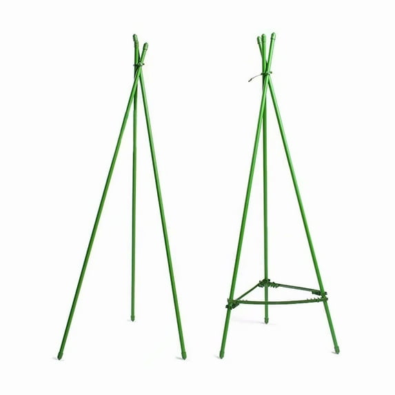 Mr.Garden Heavy Duty Tomato Cages Plant Support Triangular for Plant Climbing, 29.5" H 3Pack