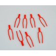 thumbnail image 1 of Mr.Garden Red Round Plastic Grafting Clips Stake Accessories For Fixing Plant branches, 100 Pack, 1 of 3