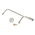 thumbnail image 1 of Mr Gasket 1558 3/8'' Chrome Fuel Line with Pressure Gauge for Holley 4160, 3310, 1 of 8