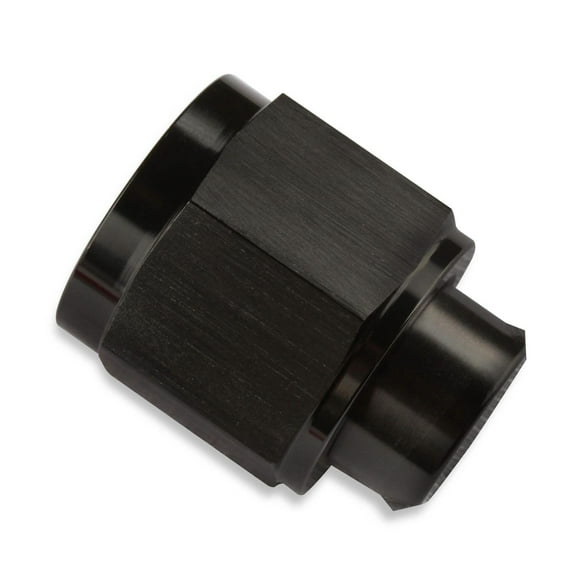 Mr Gasket 492908-BL Aluminum -8 AN Flare Fitting Cap, Black