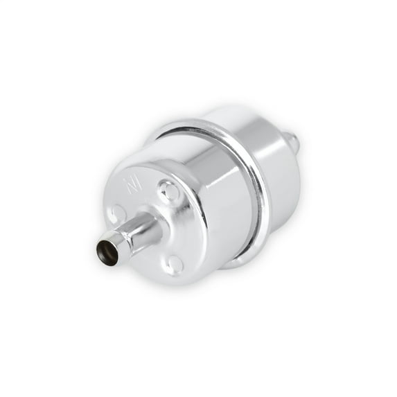 Mr Gasket 9746 Chrome Plated Canister Fuel Filter