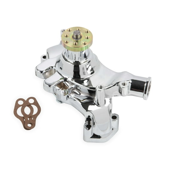 Mr Gasket G12-7016G Chrome Aluminum Water Pump for 1969-1991 Big Block Chevy