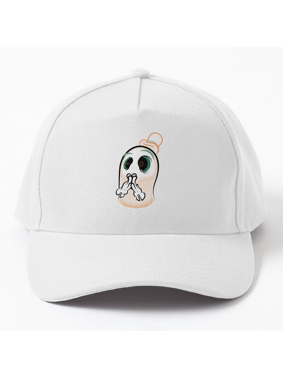 Mr Ghost Baseball Cap, Spooky Graphic Dad Hat