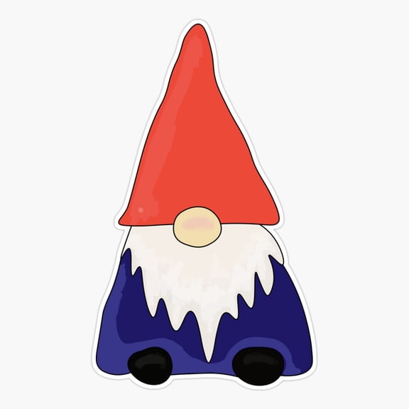Mr Gnome Garden Character Vinyl Decal Sticker