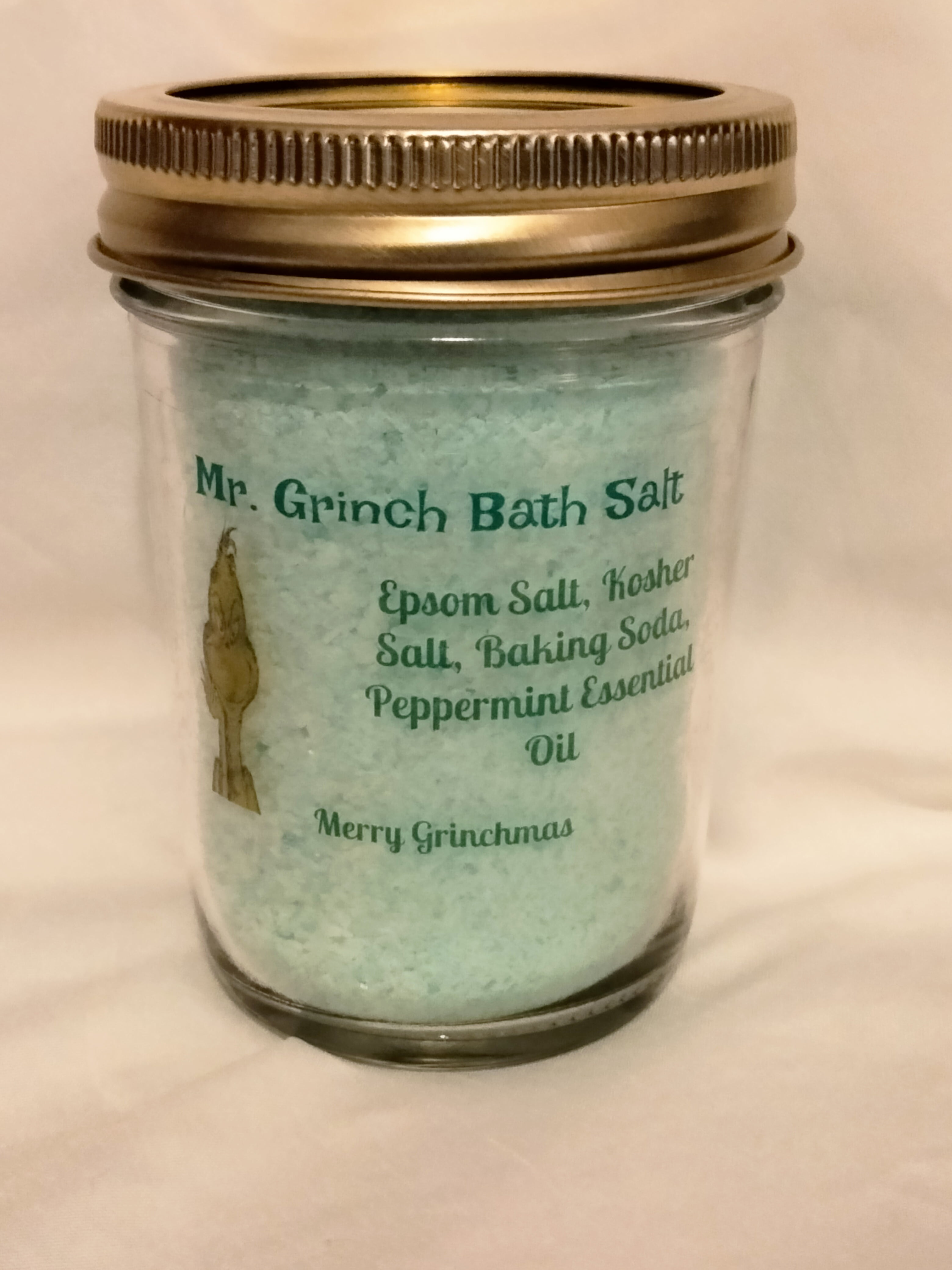Mr. Grinch Bath Salt Peppermint Bath Soak