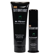 Mr. Groomed Strong Hold Matte Pomade & Mr. Vibrant Mens Volumizing Daily Shampoo