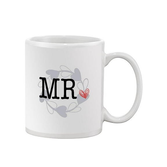 Mr Heart Garland Twin Mug A Mug - Smartprints Designs,