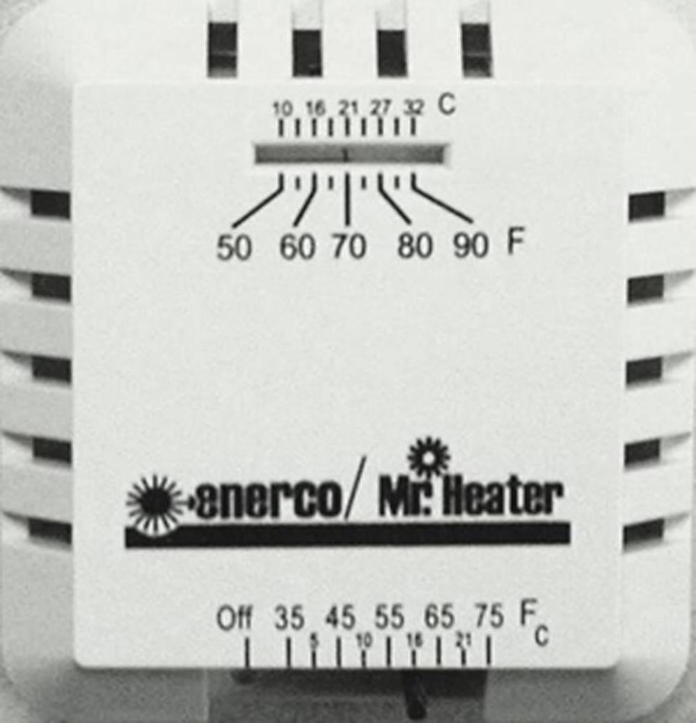 Tan Square Low Voltage Thermostat for Heaters