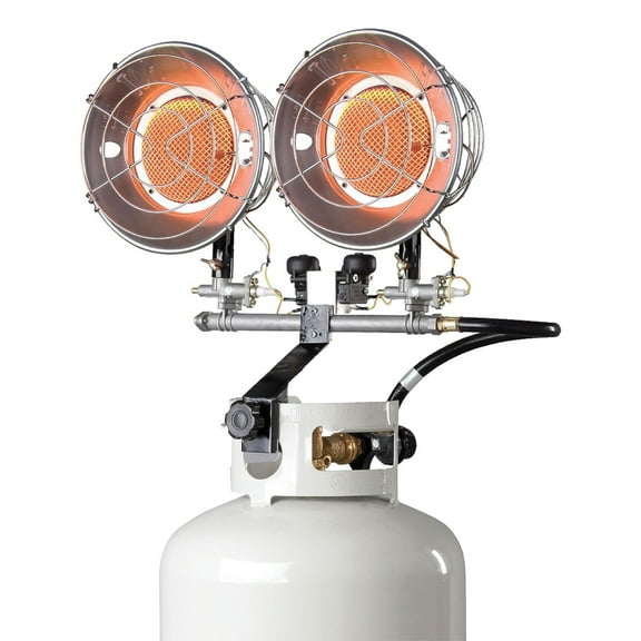 Mr. Heater 30,000 BTU 2 Burner Propane Tank Top Heater with Auto Shut Off