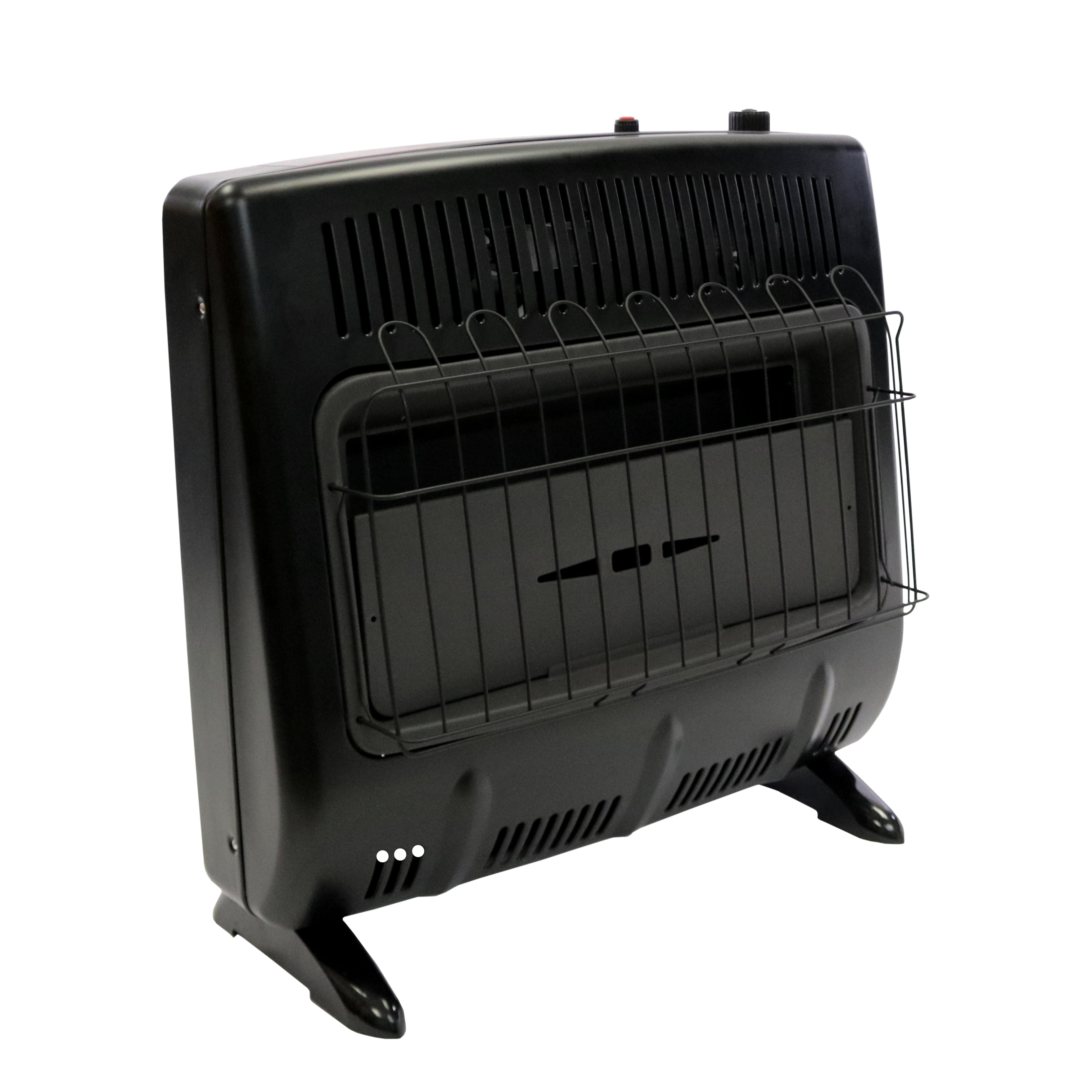 Mr. Heater 30,000 BTU Vent Free Wall Mountable Propane Garage Heater, Black