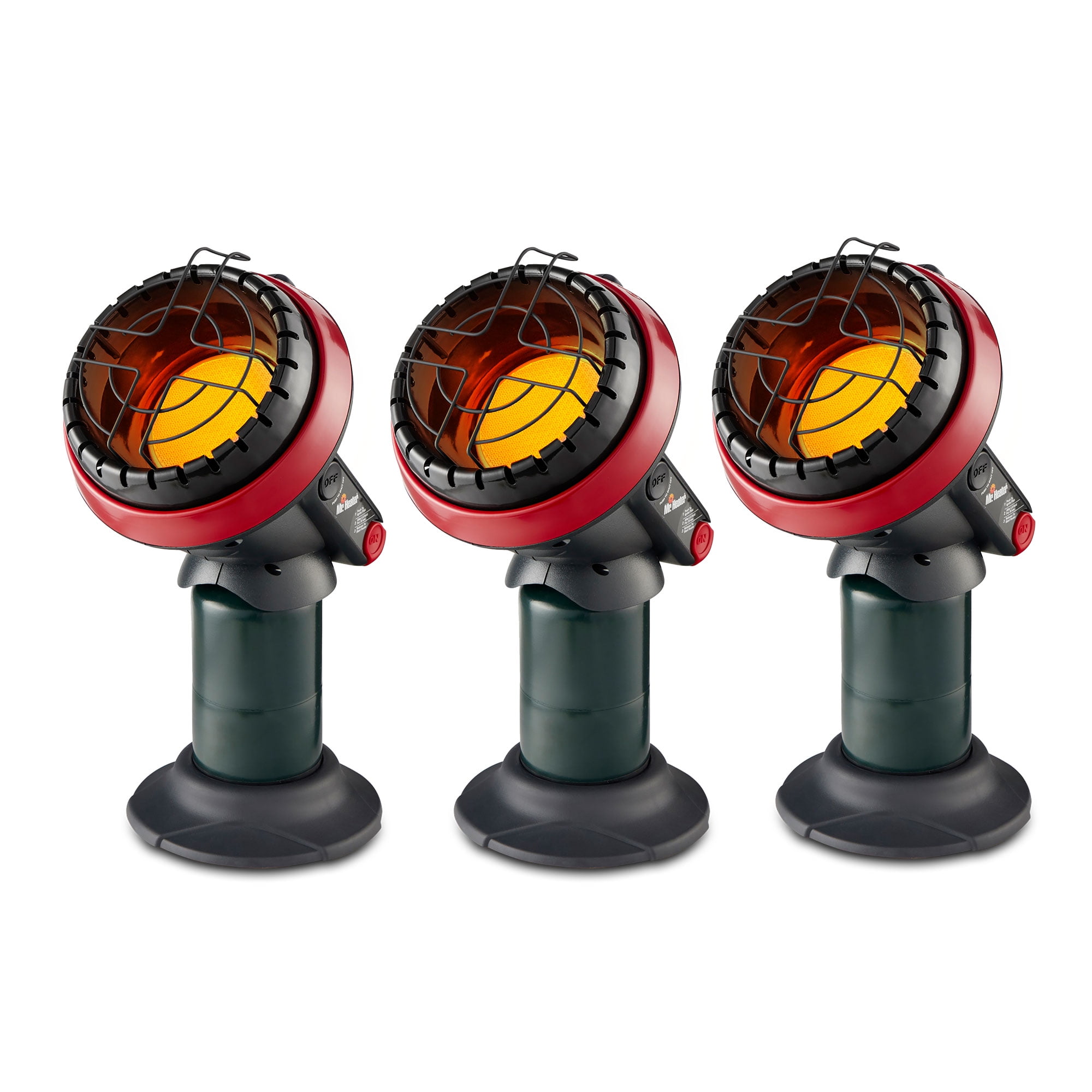 Mr. Heater 3800 BTU Indoor/Outdoor Little Buddy Propane Heater (3 Pack