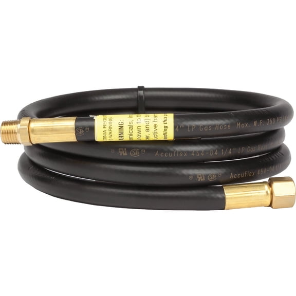Mr. Heater 5 Foot Propane Appliance Extension High Pressure Hose 1/4 Female Pipe Thread x 1/4" Male Pipe Thread