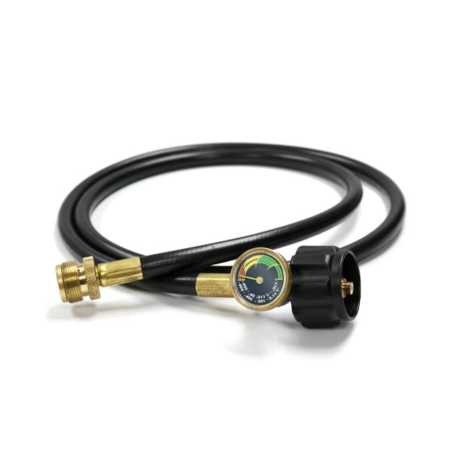 Mr. Heater 8' Propane Hose Assembly with Acme Nut and Propane Gauge -  Walmart.com