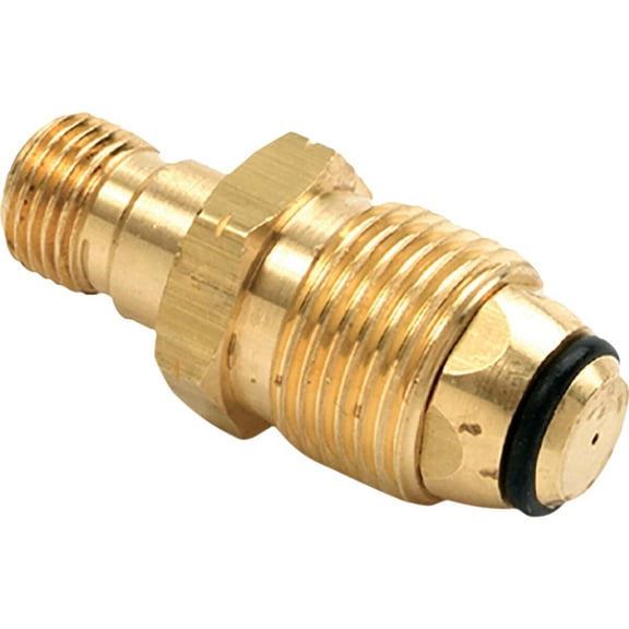 Mr. Heater 9/16 in. Left Hand Thread x Restricted Flow Soft Nose P.O.L. w/ Handwheel