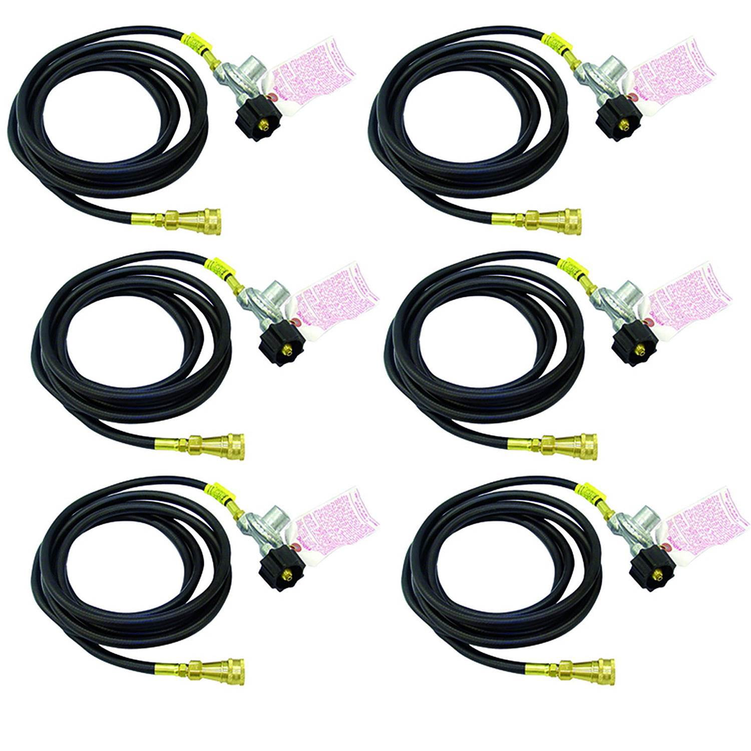 Mr Heater Big Buddy Propane Gas to Heater Adapter Hose w/ Regulator (6  Pack) - Walmart.com