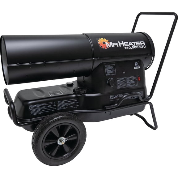 Mr. Heater F270320 125,000 BTU/Hr Quiet Burner Forced Air Kerosene Heater