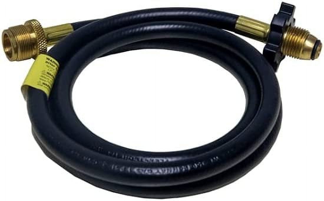 5 ft Black Brass and Plastic Propane Hose Assembly