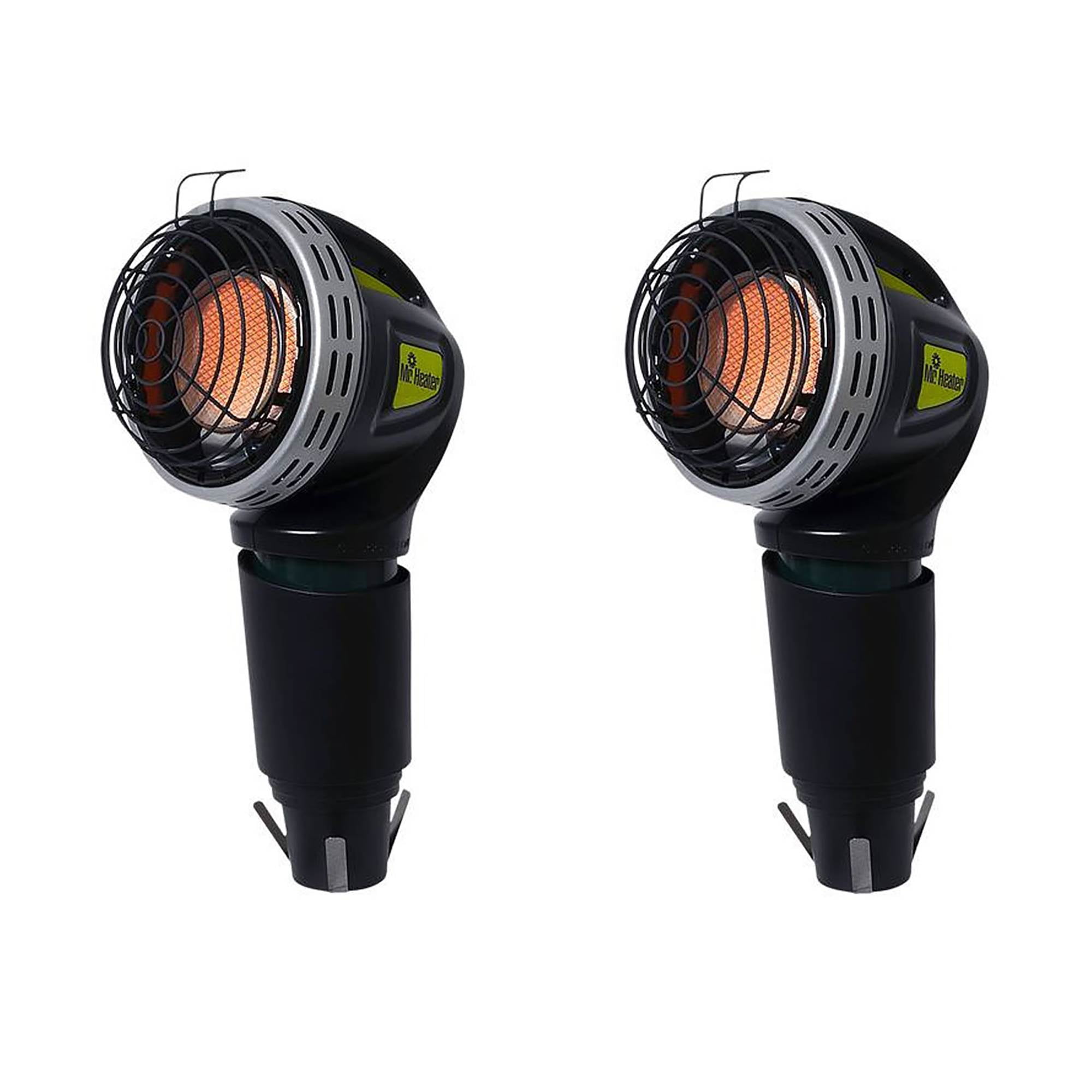 Mr. Heater MH4GC 4000 BTU Propane Portable Golf Cart Cup Holder Heater (2  Pack) - Walmart.com