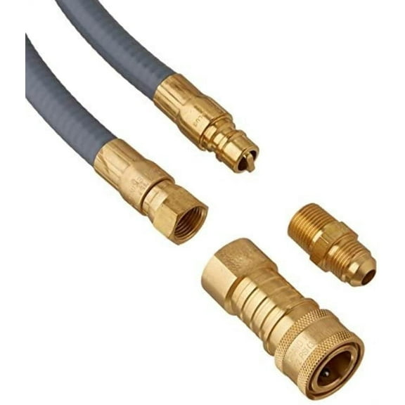 Mr. Heater Natural Gas Hose - 3/8in Female Pipe Thread x 3/8in Male Flare - 12 Ft