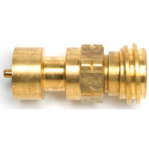 Mr. Heater Propane Steak Saver Adapter - Female Throwaway Cylinder Thread x Female P.O.L.