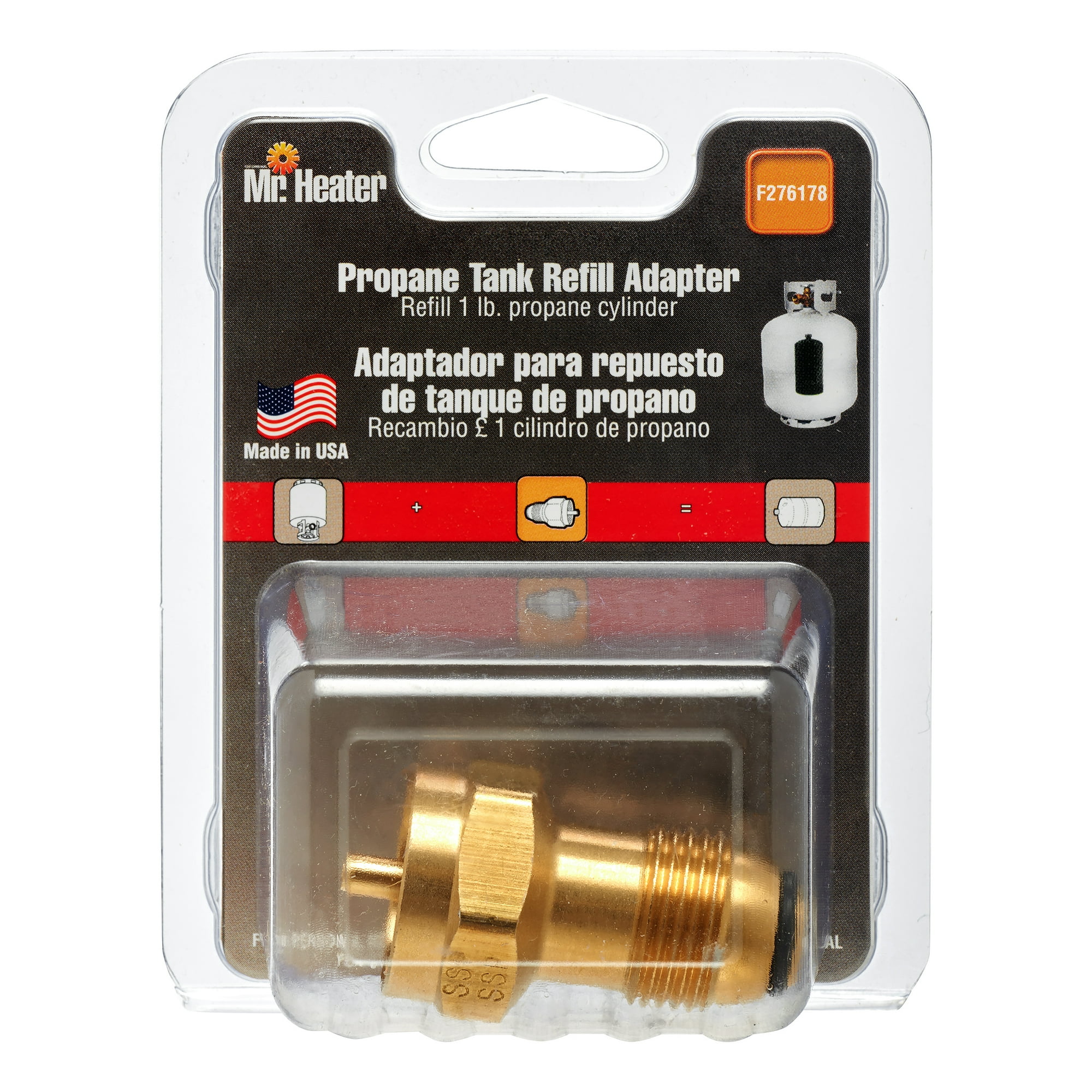 Mr. Heater Propane Tank Refill Adapter Gas Line Connectors - Walmart.com