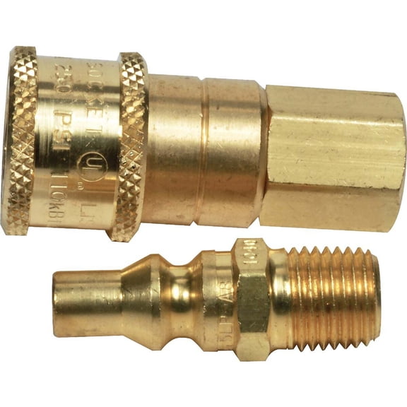 Mr. Heater Propane or Natural Gas Connector Set - 1/4" Male x 1/4" Female - 1 Piece