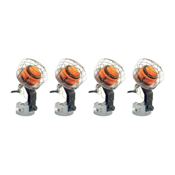 Mr. Heater Tank Top 45,000 BTU Metallic Propane Patio Heaters (4 Count)