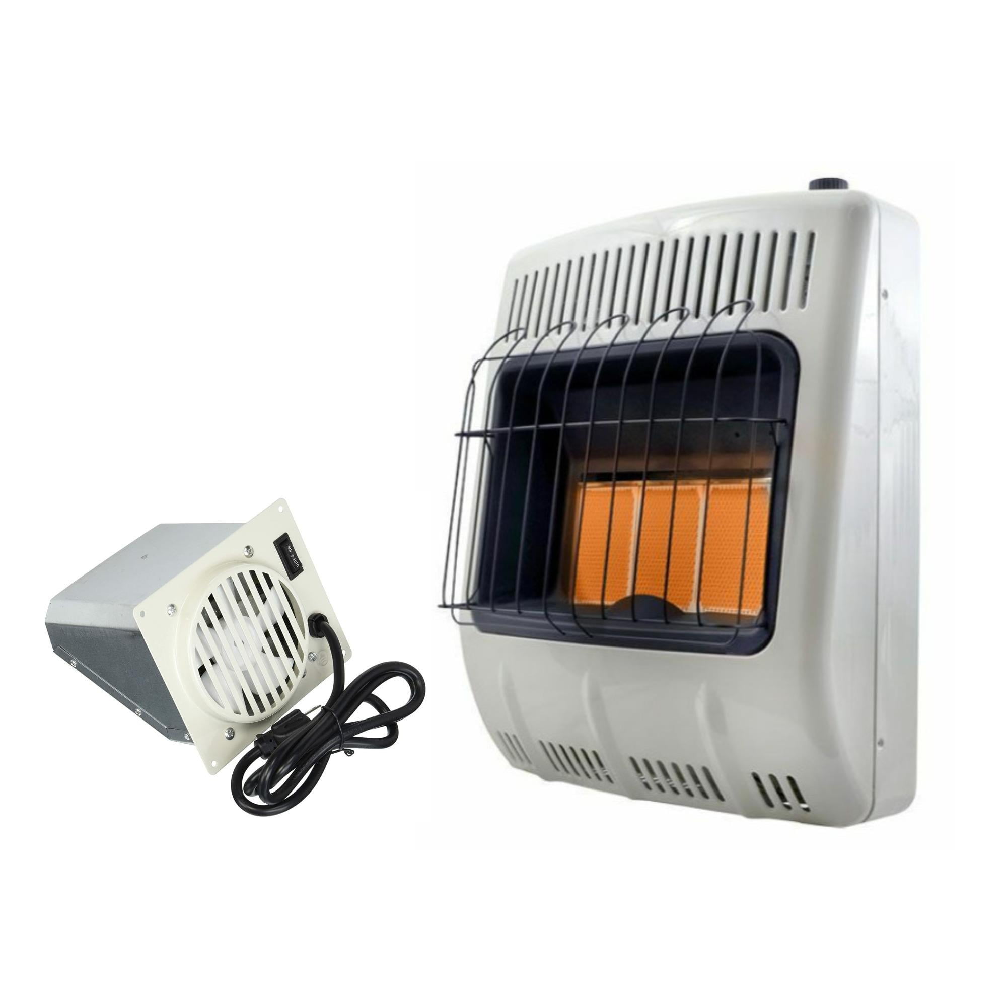 Gas heaters store with blowers