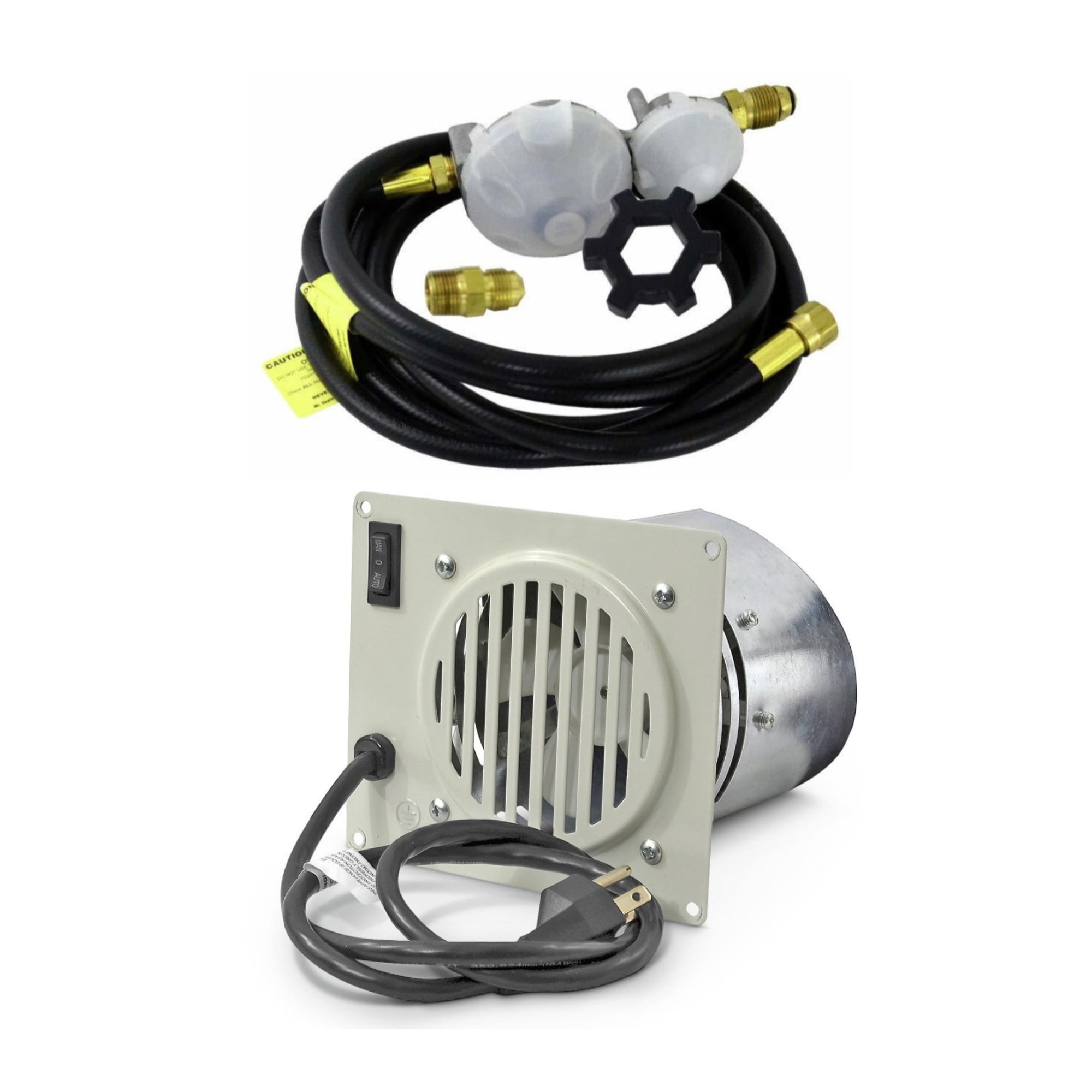 Mr. Heater Vent Free Blower Fan Kit with 12Ft Regulator Accessory Kit