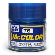 Mr. Hobby C76 Mr. Color Metallic Blue Acrylic Paint 10ml