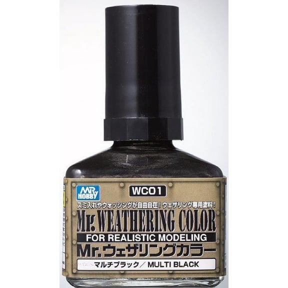 Mr. Hobby WC01 Mr. Weathering Color Multi Black 40ml