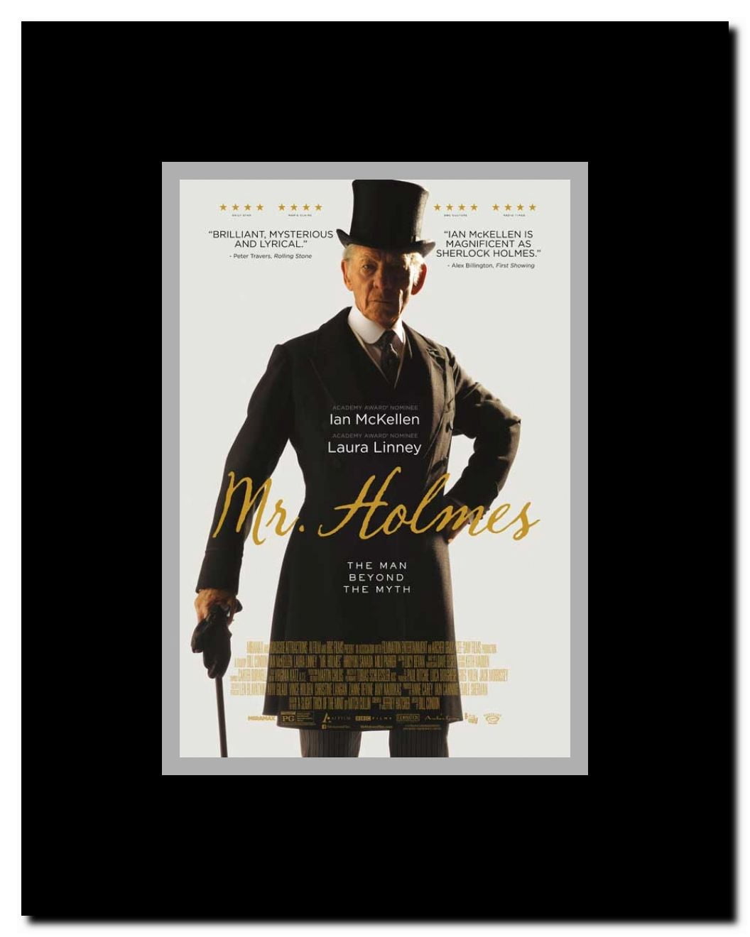 Mr. Holmes Framed Movie Poster