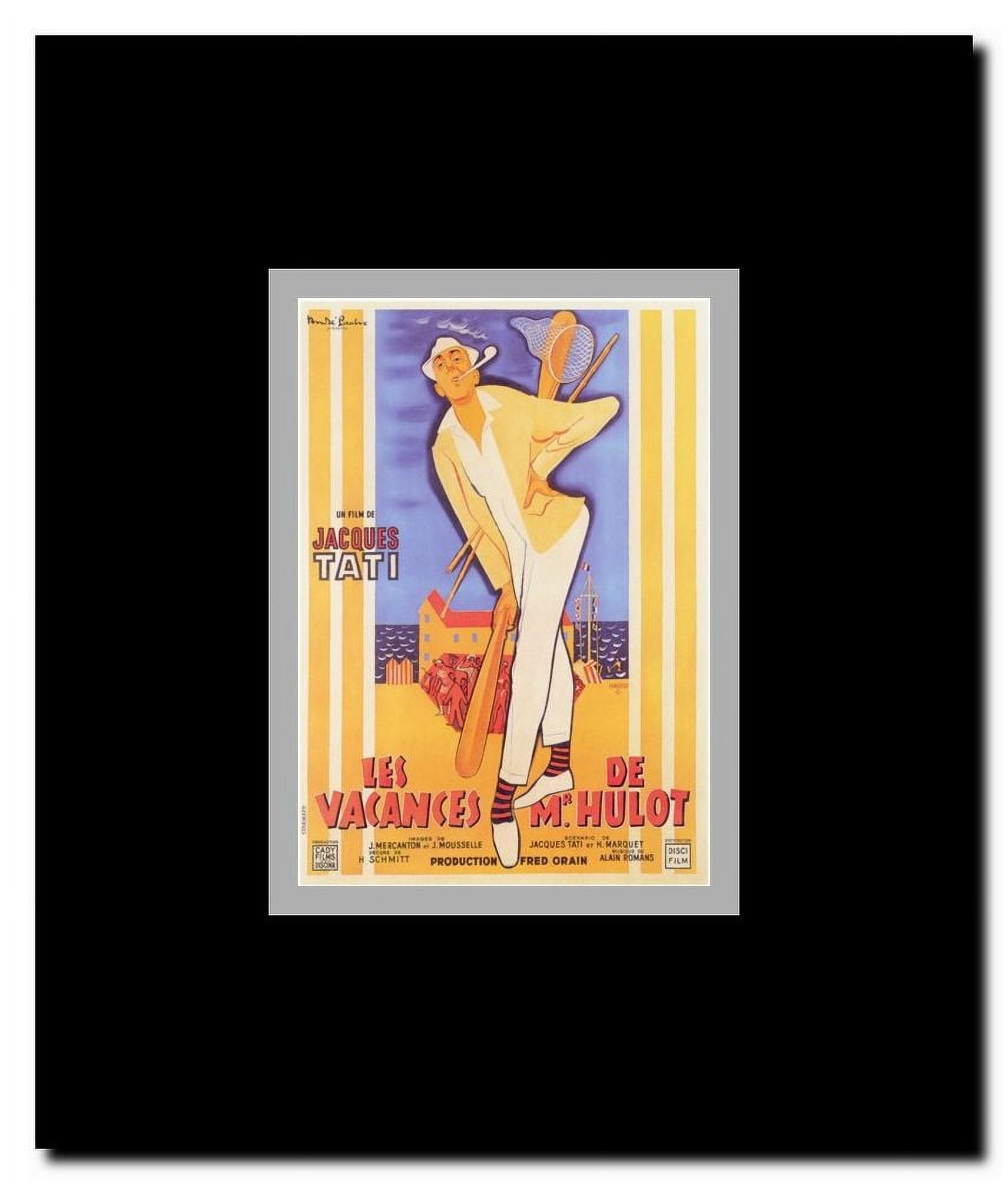 Mr Hulot's Holiday Framed Movie Poster