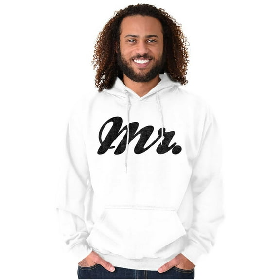 Mr Husband To Be Newlywed Groom Men's Big & Tall Graphic Hoodie Brisco Brands 2X