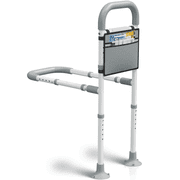 Mr IRONSTONE Bed Rail for Elderly Adults Safety with Leg Adjustable Bed Cane Tool-Free Assembe