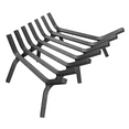 thumbnail image 1 of Mr IRONSTONE 30 inch Extra Large Fireplace Grate, Heavy Duty Log Holder for Big Fireplaces, V-Shape Steel Wood Rack, No Assembly Required, 1 of 9