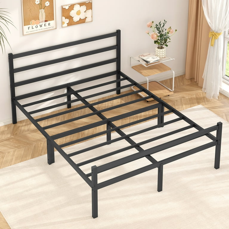 King size deals metal frame walmart
