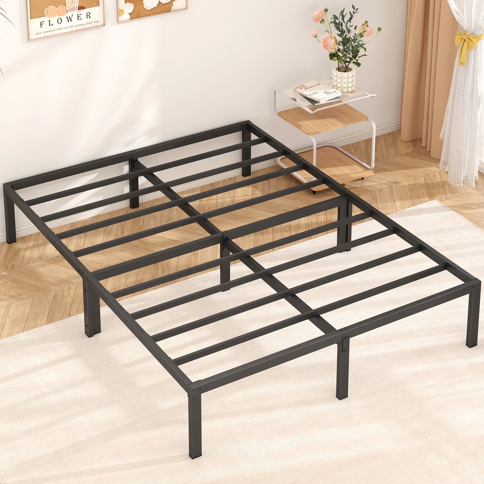 Mr IRONSTONE Full Size, Strong Steel Bed Frame, 14-Inch Mr IRONSTONE Full Size, Strong Steel Bed Frame, 14-Inch