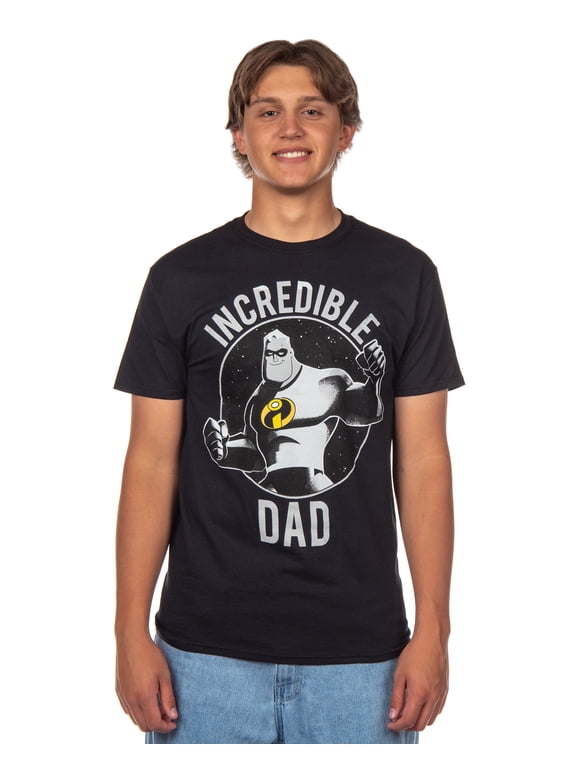 The Incredibles Shirt Men's Incredible Dad Adult Short Sleeve Graphic Tee
