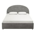thumbnail image 1 of Mr. Kate Moon Upholstered Bed with Storage, Queen Size Frame, Light Gray Velvet, 1 of 23