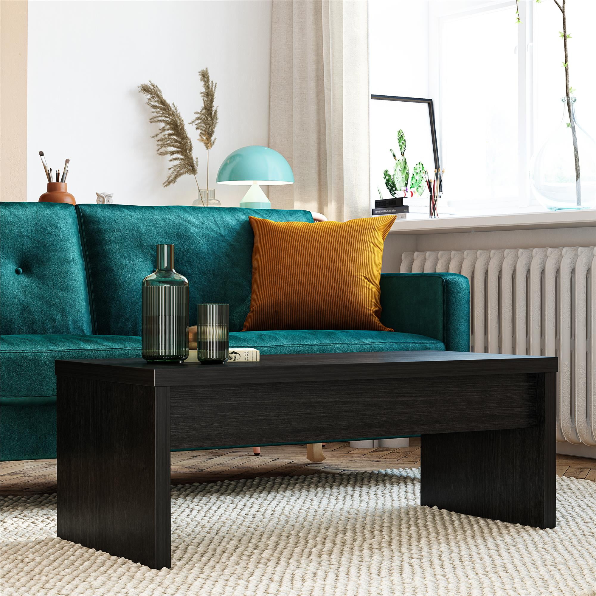 Mr. Kate Winston Lift Top Coffee Table, Black Oak