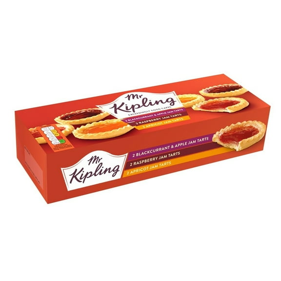 Mr Kipling Jam Tarts 6pk 214g