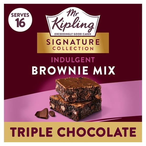 Mr Kipling Signature Chocolate Brownie Cake Mix 379g, Imported from Britain