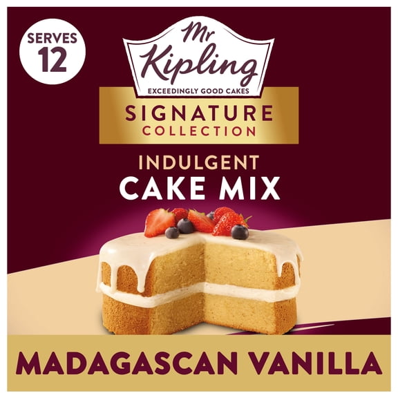 Mr Kipling Signature Madagascan Vanilla Cake Mix 425g, Imported from Britain