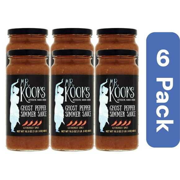 Mr. Kook Ghost Pepper Curry Sauce 16.5 oz (Pack Of 6)