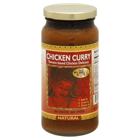 Mr. Kook's Chicken Curry Sauce, 16.5 oz, (Pack of 6)
