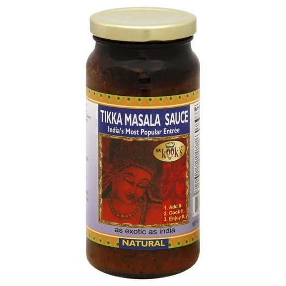 Mr. Kook's Tikka Masala Sauce, 16.5 oz, (Pack of 6)