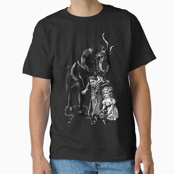 Mr. Krampus Funny Dark Humor Christmas G8009 Unisex T-Shirt, Up to Size 5XL